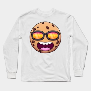 Cool Chocolate Chip Cookie Long Sleeve T-Shirt